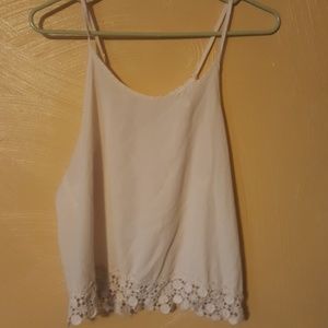 Lace tank top